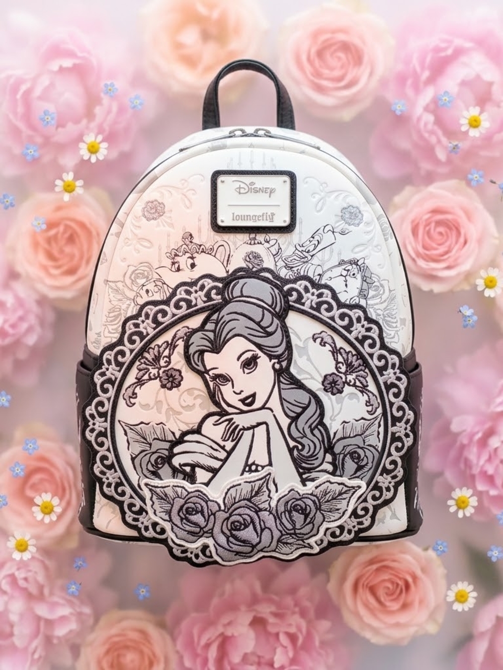 Loungefly Beauty And The Beast Belle Sketch Mini Backpack
